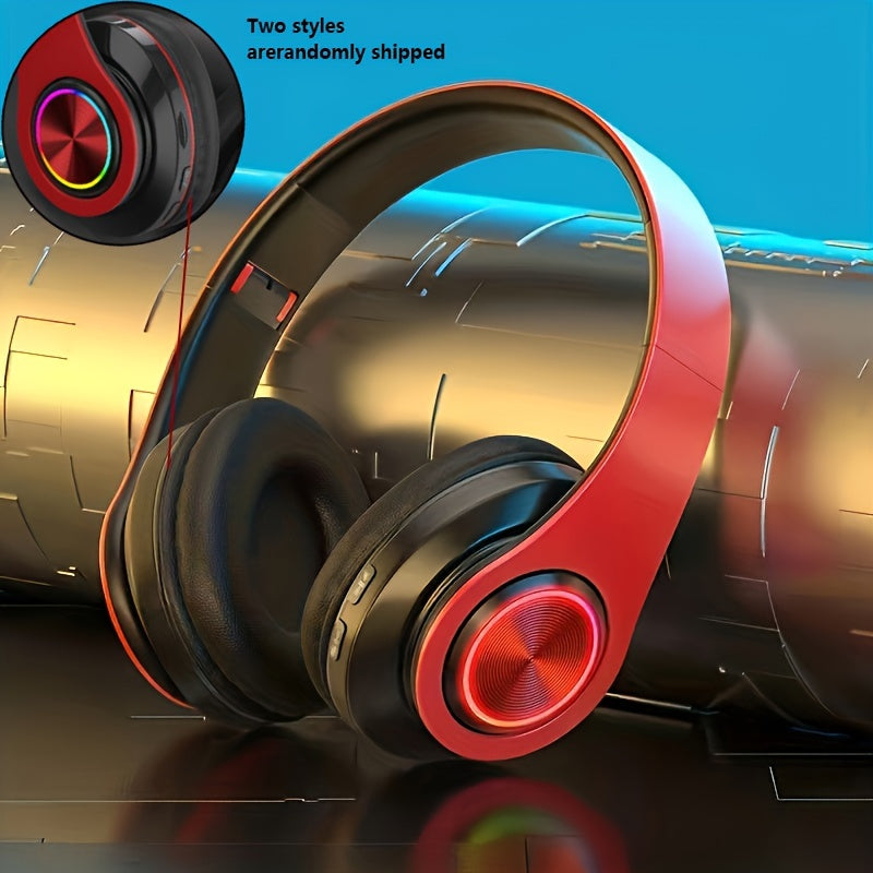 New wireless earphones with upright body sound reduction/long battery life/electronic sports gaming earphones/foldable earphones as gifts, popular wireless earphones, head mounted wireless earphones.