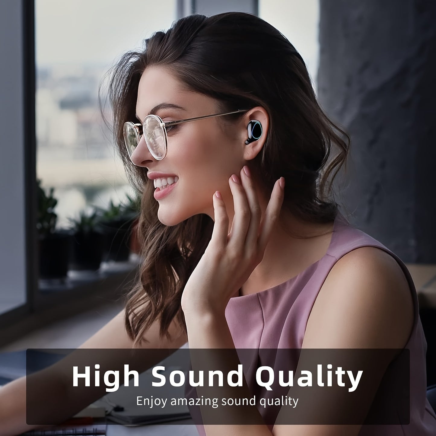 ProSound Wireless Earbuds - Waterproof Stereo Earphones with In-Ear Touch Control, Deep Bass, and Crystal-Clear Microphone for Sports, Gaming, Running, and Everyday Use - Sweat-Resistant and Lightweight Design