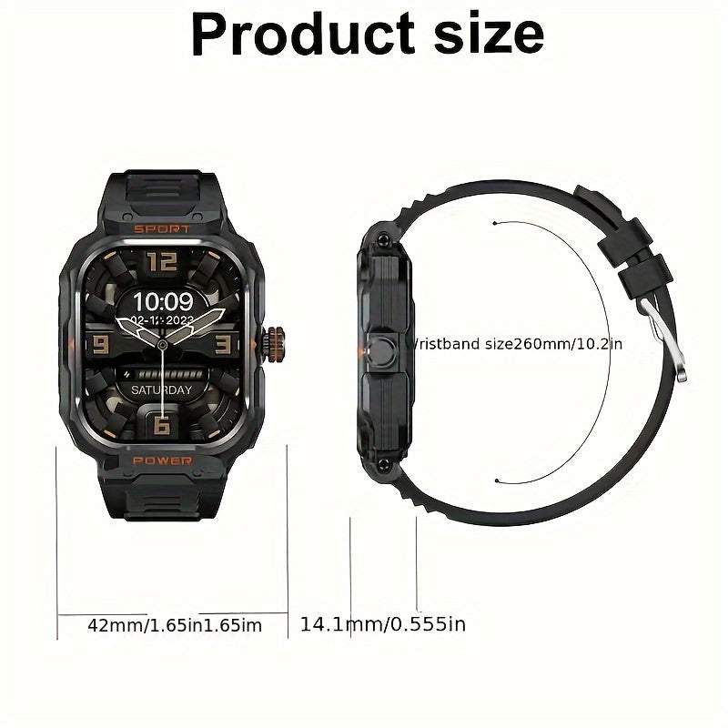 TWS Sports Smartwatch Watch And Earphones In One, Supports Custom Dials, NFC Unlocking, Local Music Storage, Health Monitoring, Message Notifications, Sleep Tracking